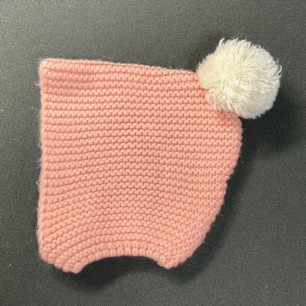 Baby Boden Knit Bonnet Button Pouf - Picture 2 of 5